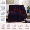 Lava Wave Flannel Blanket Warm Soft Halloween Christmas Couch Warm Cozy Decorative Decor Gift for All Season