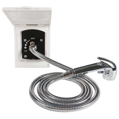 RV Exterior Shower Box Kit Faucet Hose With Shower Head Durable Outdoor Modification Accessories Campers Travel For Caravan Boat
