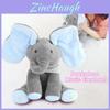Peekaboo Elefante de Pelúcia Cantor Boneca de Pelúcia Animada Infantil Brinquedo Macio Presente