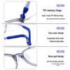 Ultralight Myopia Glasses for Teens - Screwless TR Frame, Safe Sports Design T048ET
