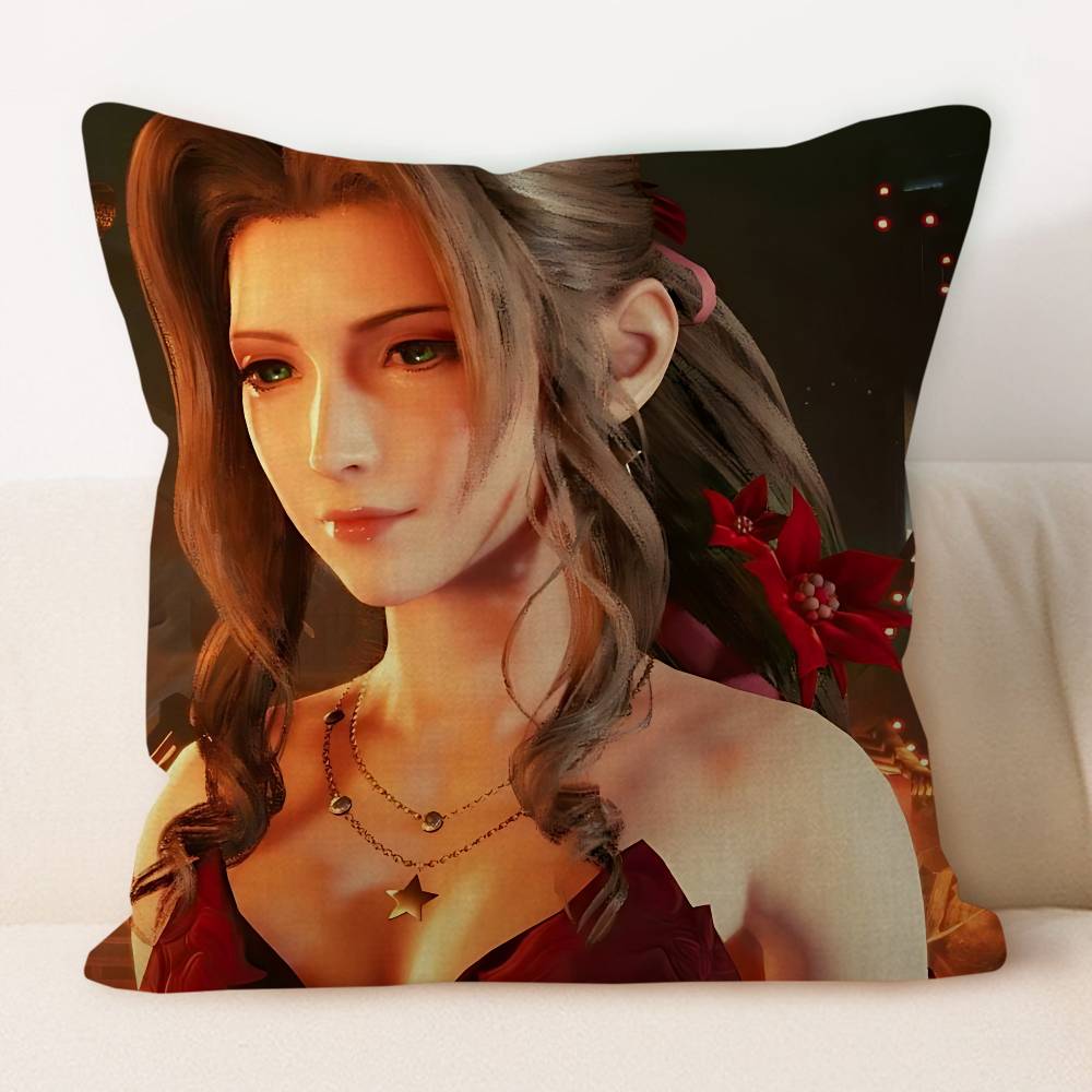 A-Аэрис Гейнсборо Подушка Аниме Подушка Диван Кровать Подушка для Головы Наволочка Чехол для Подушки 45x45 См Мода 12x12Inch