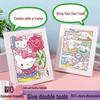Kuromi Cartoon Diamond Painting Kit: Peace & Joy DIY Gift for Students and Kids.
