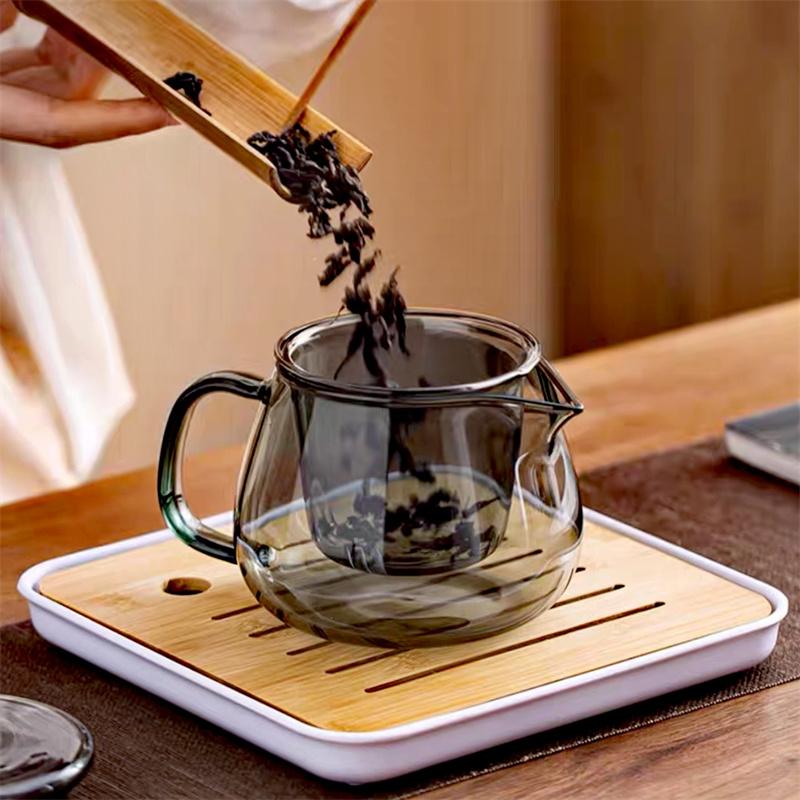 480/600ML Penguin Shape Glass Teapot With Tea Strainer Infuser Tea Ceremony Kung fu Tea Pot Tea Set Tea Maker