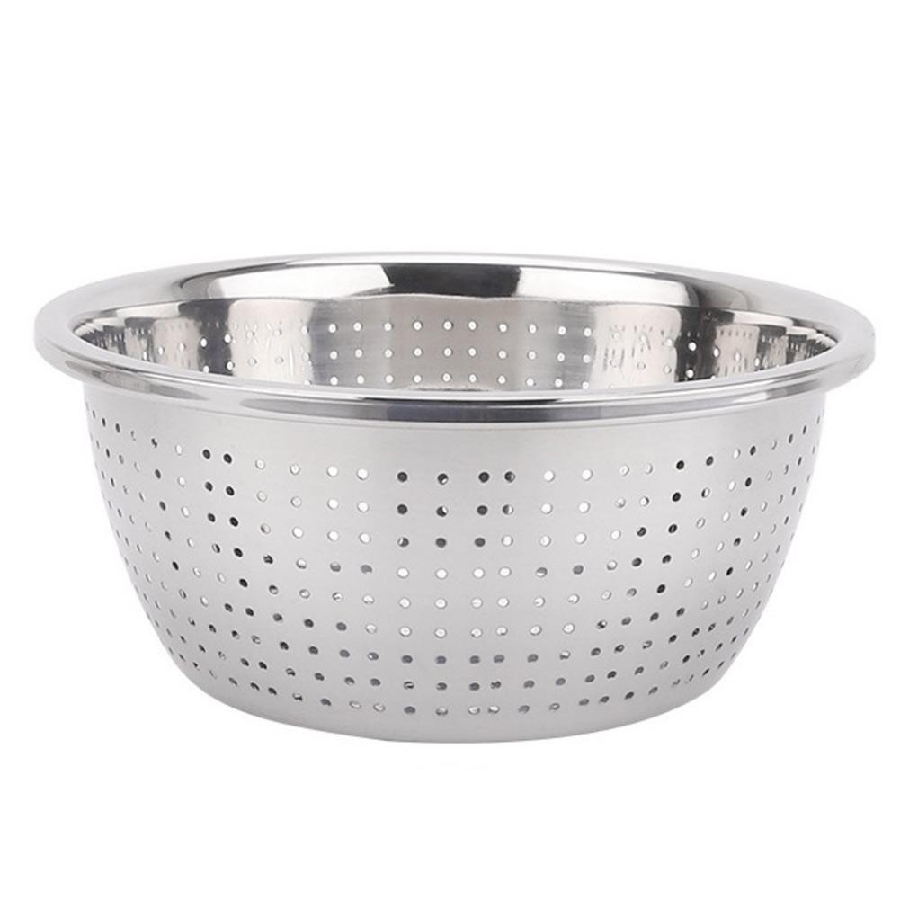 35cmx35cmx15cm Mixing Bowls Whisking Salad Basin Kitchen Sink Silvery