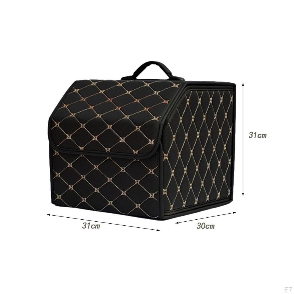 Car Trunk Organizer Boot Organiser Easy to Use Cargo Storage Box Sturdy