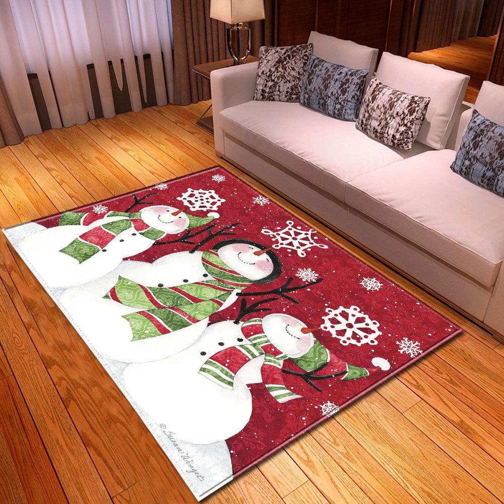 Christmas Living Room Floor Mat Bedroom Dining Room Carpet Carpet Doormat