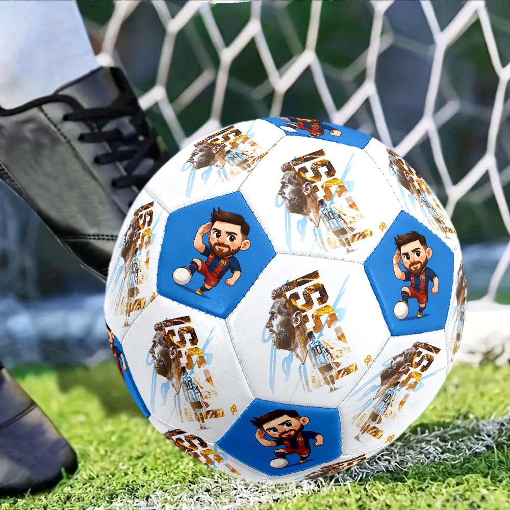 Pallone da Calcio Messi222 Misura 5 Calcio Cucito a Macchina Indooroutdoor Universale Calcio Ideale Per Appassionati di Calcio