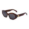 Occhiali da sole Triomphe Vintage Street Forma Irregolare Donna occhiali da sole 4S238CPLB.19TR