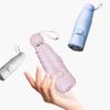 Mini Pocket Five - Folding Compact Portable Capsule Umbrella for Womens Rain and UV Pure Color 6 Bone Parasol