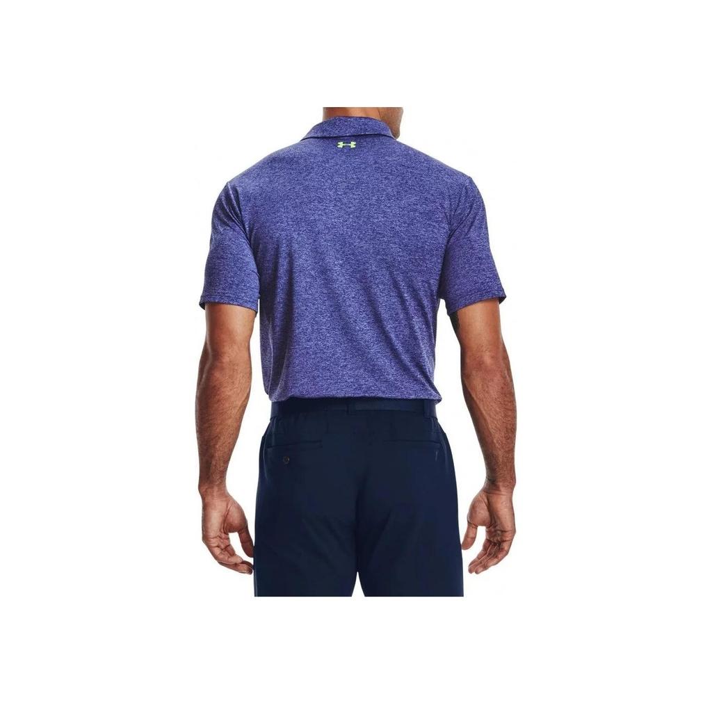 Under Armour Playoff 2.0 Striped Fitted Short Sleeve Polo Shirt Men tops Dark-Blue 1327037-436