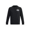 Under Armour Johnson Series Letter Print Fleece Hoodie Men Black 1380107-001