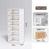 Shoe Storage Organizer Cabinet Drop Front Plastic Foldable Shoe Storage Box Entryway Sneakers Stackable Shoe Display Holder Rack