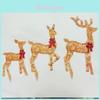 Weihnachts-Hirsch Beleuchtetes Schild Aus Acrylmaterial Für Feiertagsdekoration