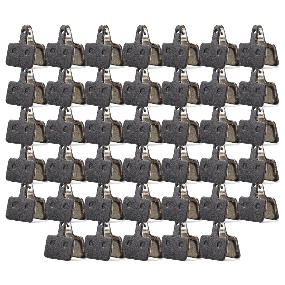 1-50 Set MTB Mountain Bike Metal Disc Brake Pads for SHIMANO M375 M445 M446 Bicycle Parts Cycling Organic Resin Disc Brake Pads