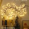 Starry LED Vine Lights: Colorful Wall Decorations for Living Room, Bedroom, and Holiday Atmosphere.