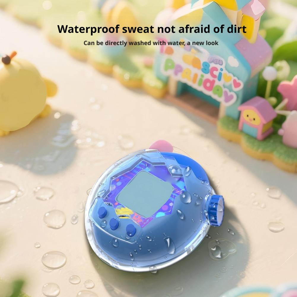 Transparent Case for Tamagotchi Paradise Game Console Protective Cover Waterproof Dirtproof With Lanyard