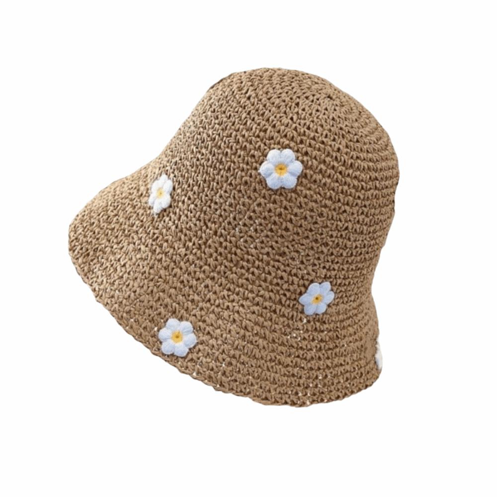

Breathable Lace Brim Sunshade Cap Foldable Straw Sun Hat Fashion Folding Sunshade Hat Beach хаки/синий