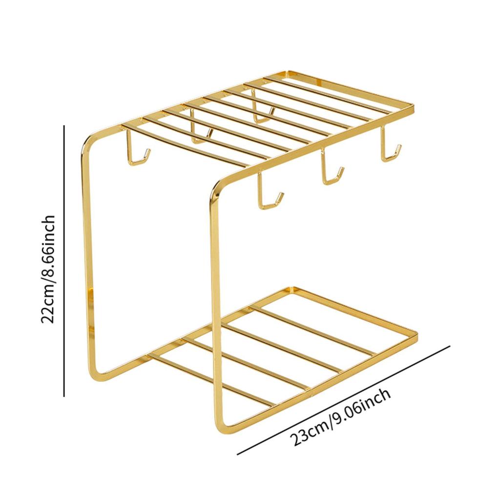 Cup Drying Rack Cup Rack Dryer for Countertop Drainer Holder Bottle Drying for Countertop Office Living Room Table Restaurant