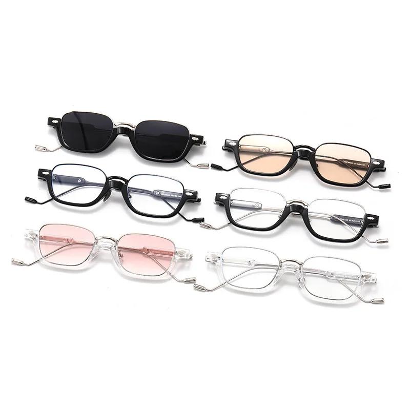 Rectangle Women Sunglasses Vintage Clear Lens Eyewear Men Optical Eyeglasses Frame UV400 Lentes   Feminino
