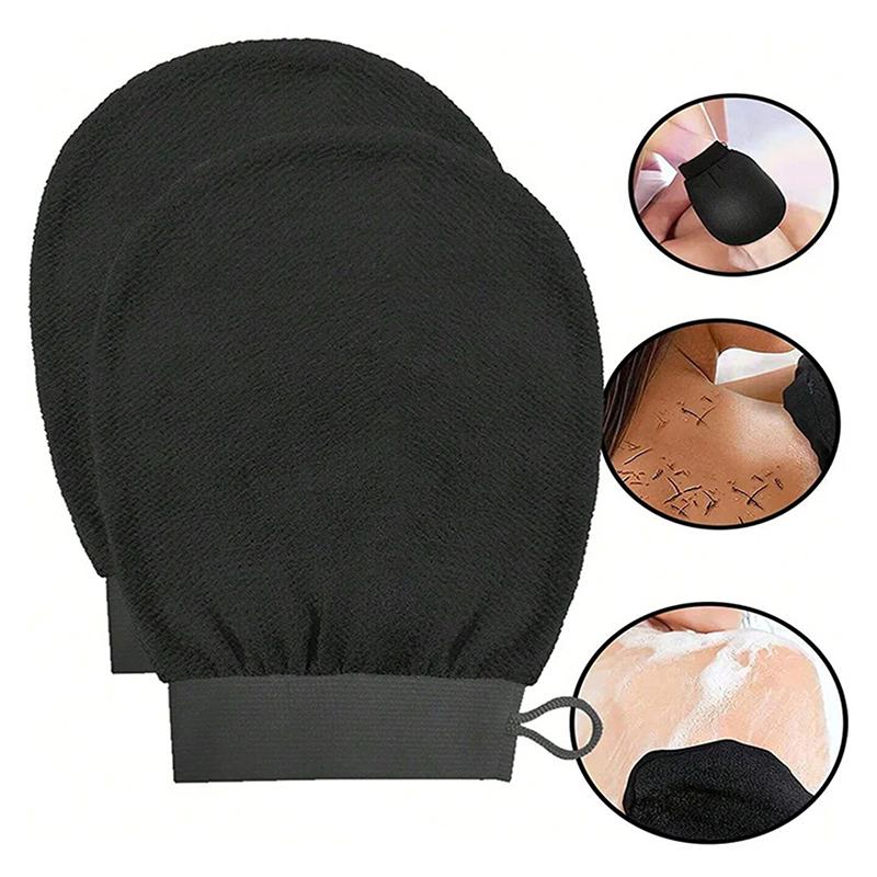 1Pc Dual Side Exfoliating Glove - Silicone Body Scrubber For Deep Cleansing & Dead Skin Removal, Bath Shower Use