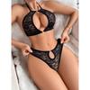 Amazon Popular Lace Perspective European and American Love Set Cross-border Special for Neck Lock Sexy Style Foreign Trade Underwear
