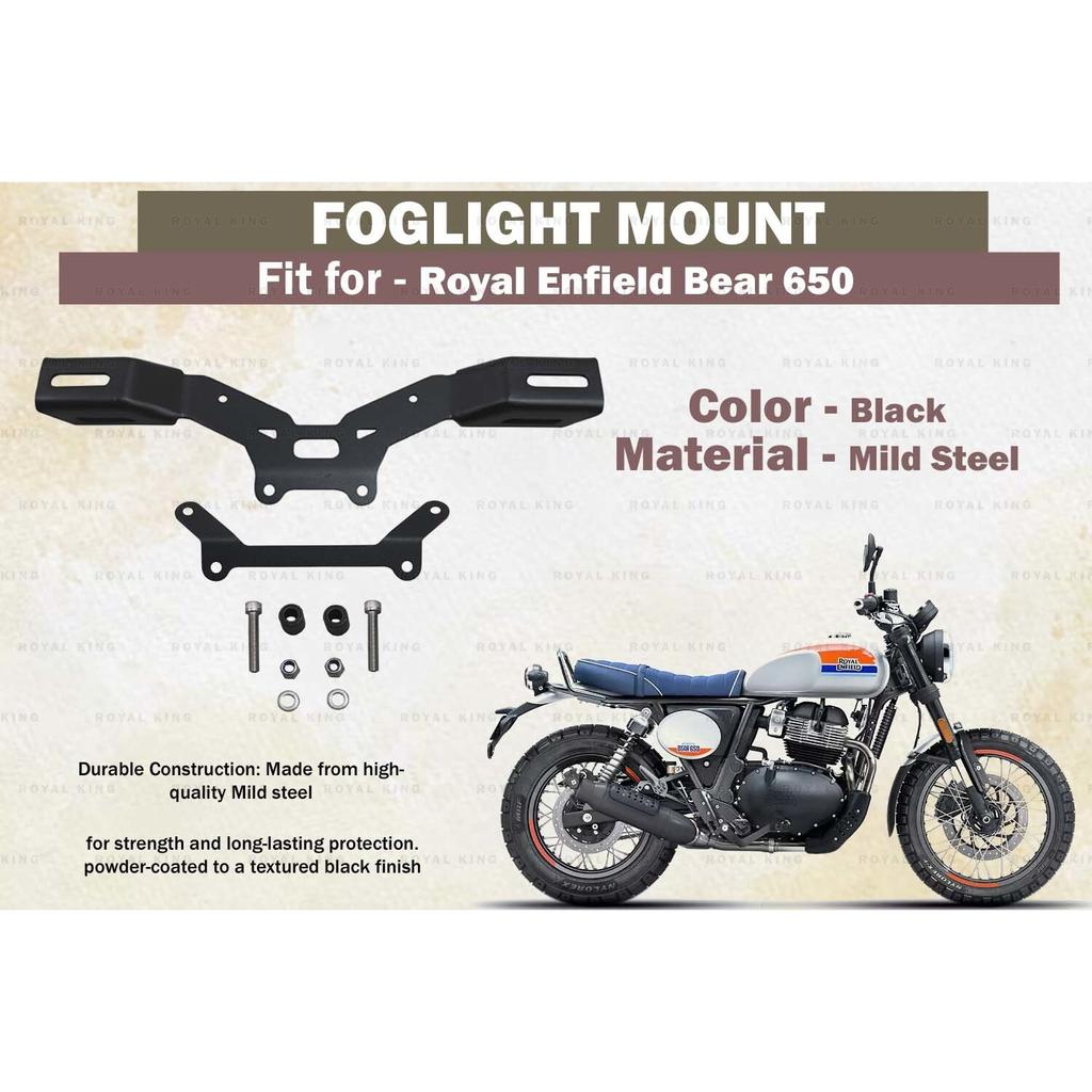 For Royal Enfield Bear 650 "Foglight Mount"