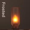 USB Flame Night Light with Touch Control Realistic Flickering LED Candle for Home Car Adjustable Brightness