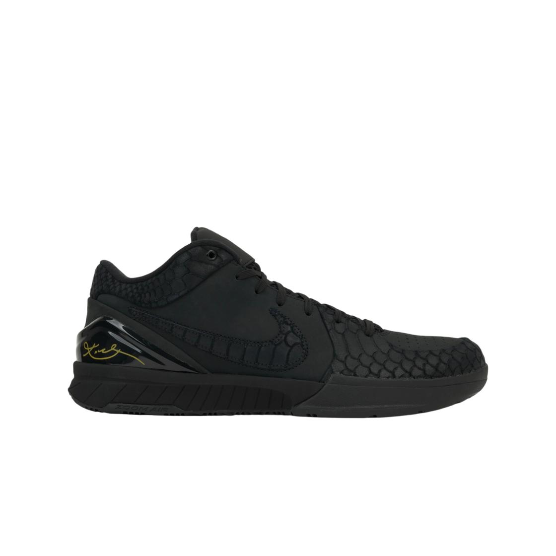 Nike Men's Black/Gold Zoom Kobe 4 Protro Gift Of Mamba Unisex Sneakers University- Fq3544-001 Cm