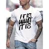 European sizes Mens TShirt Comfortable Crew Neck Casual ShortSleeves Soft Breathable Top Menswear Tshirt Summer Spring Fabric Trendy Letter Print