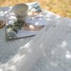 White Flower Embroidered Cotton Fabric Vintage Hollow Designed for Making Skirt Sari Costume Gown Quilting Doll Clothes By Yard