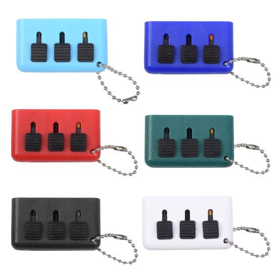 Brosse de nettoyage pour club de golf 3 en 1, Taille de poche Rétractable Nettoyeur de rainures de club de golf, Outil de nettoyage de golf avec picots en poils de fil de nylon, Accessoires de golf