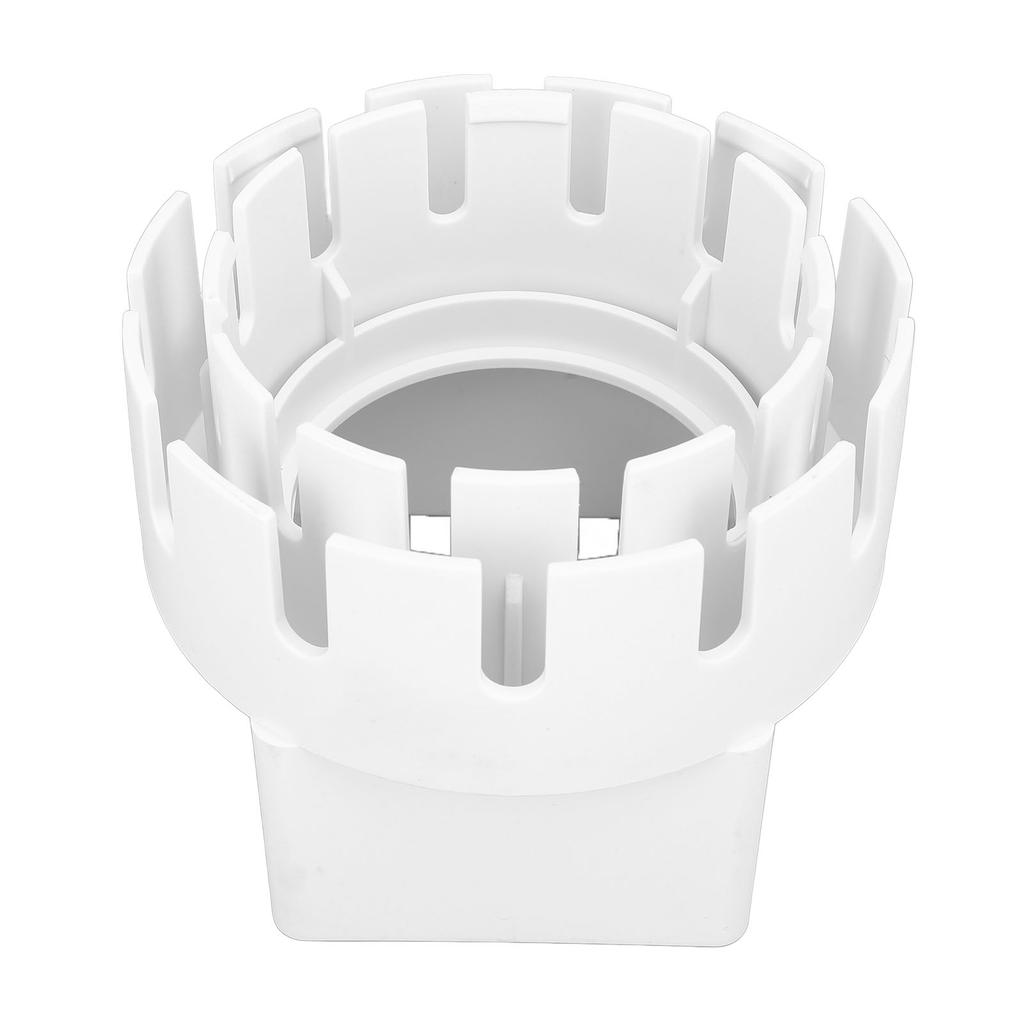 Regenrinnen-Fallrohradapter, 3 x 4 Zoll, PVC, quadratisch, Regenrinne zum Abflussrohradapter für den Außenbereich