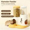 Detachable Base Hamster Food Basin Large Capacity Pet Water Bottle Food Dispenser  Business Trip