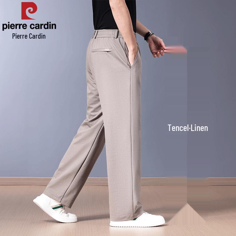 Pierre Cardin Men's Summer Tencel Linen Blend Casual Pants