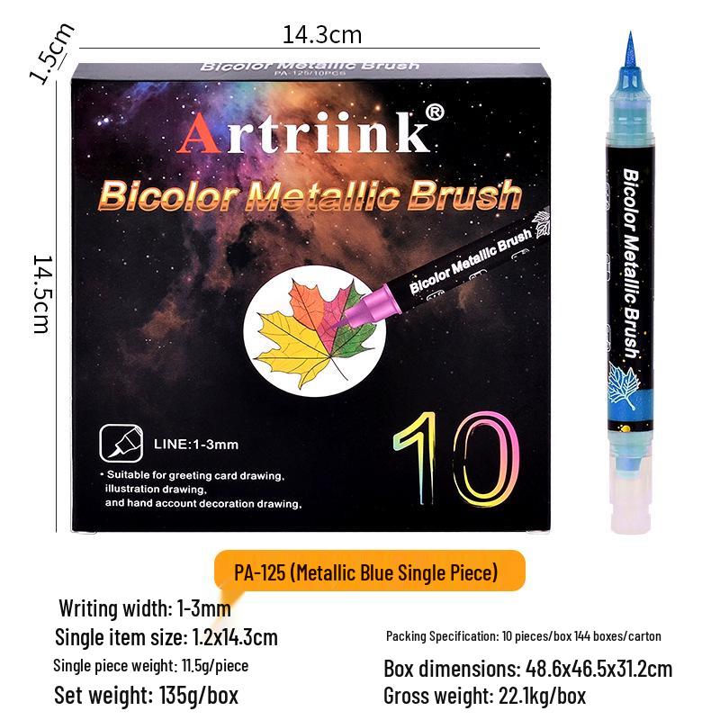 

Ultra-Fine Glitter Watercolor Pen: Perfect for Calligraphy, DIY Art, and Four Seasons Planning.