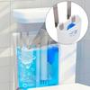 Toilet Tank Tablet Holder with Hook Prevents Residue & Pollution in Water Tank Tablet Rack Easy Install Rust-Resistant Cleaner R