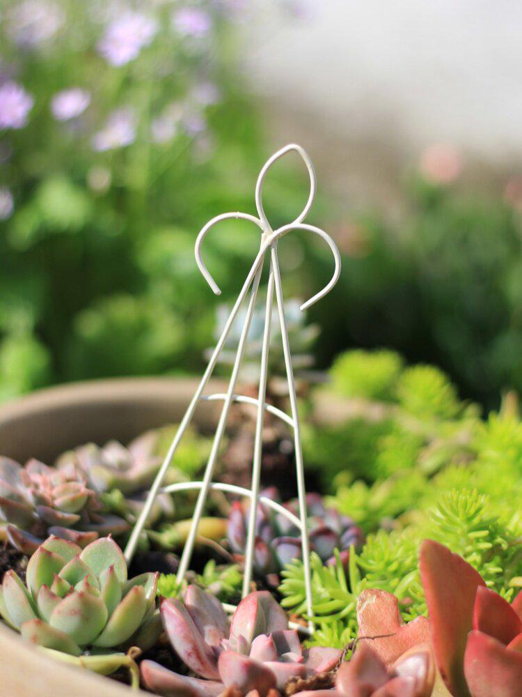 Японский Зака Wrought Iron Мини-ведро Горшок для цветов и держатель для суккулентов