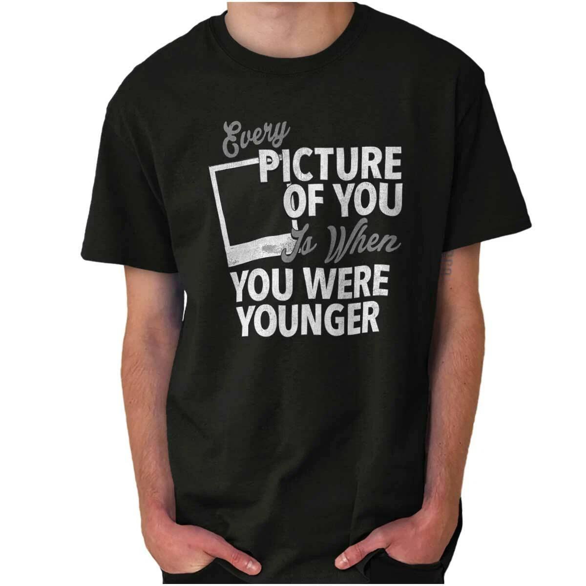 Funny Gifts For Photographer Retro Throwback Womens or Mens Crewneck T Shirt Tee XXXL