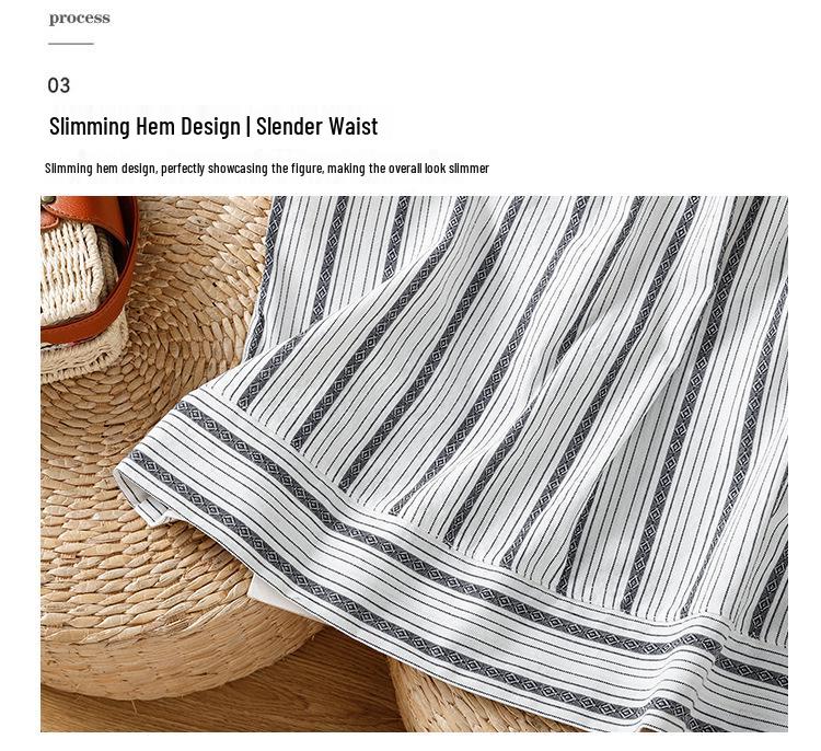 Premium Women's Vertical Stripe Vest – Korean Style Loose Summer Top 2025