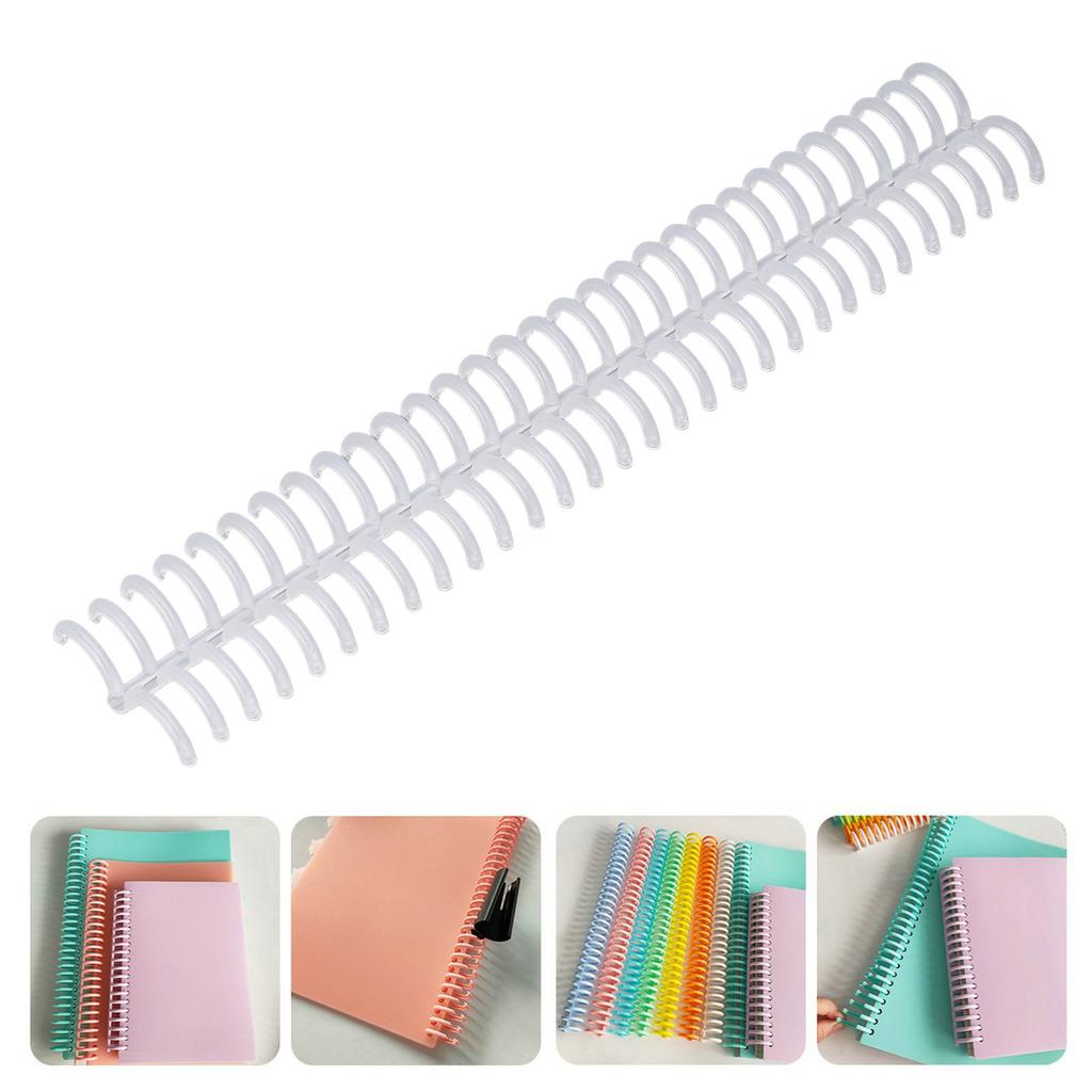 10 Pcs Binding Comb 19mm 30 150 Sheet Capacity Plastic Comb Binding Spines for B5 Paper