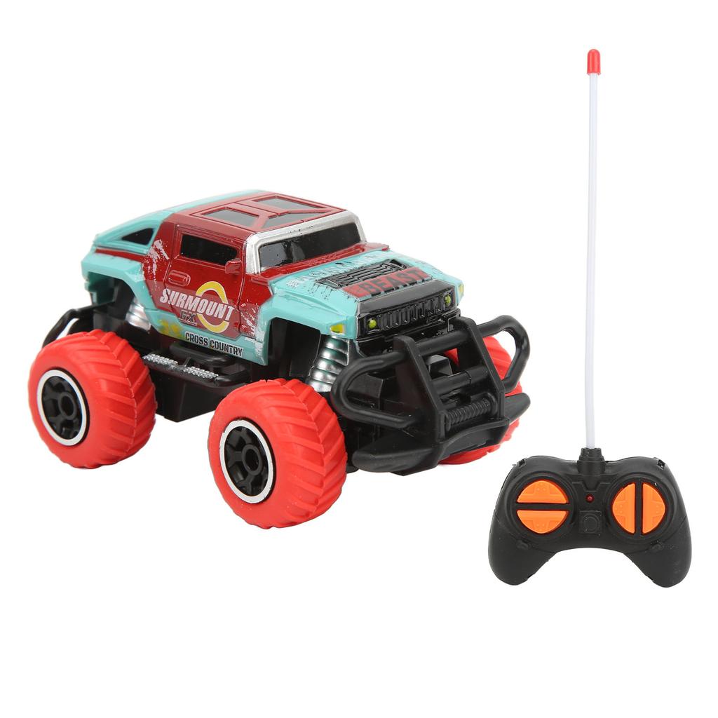 1Celsius43 Scale RC Car 4 Channel Burrs Rubber Tires Plastic Metal Electric RC Car Toy for Kids Aged 3