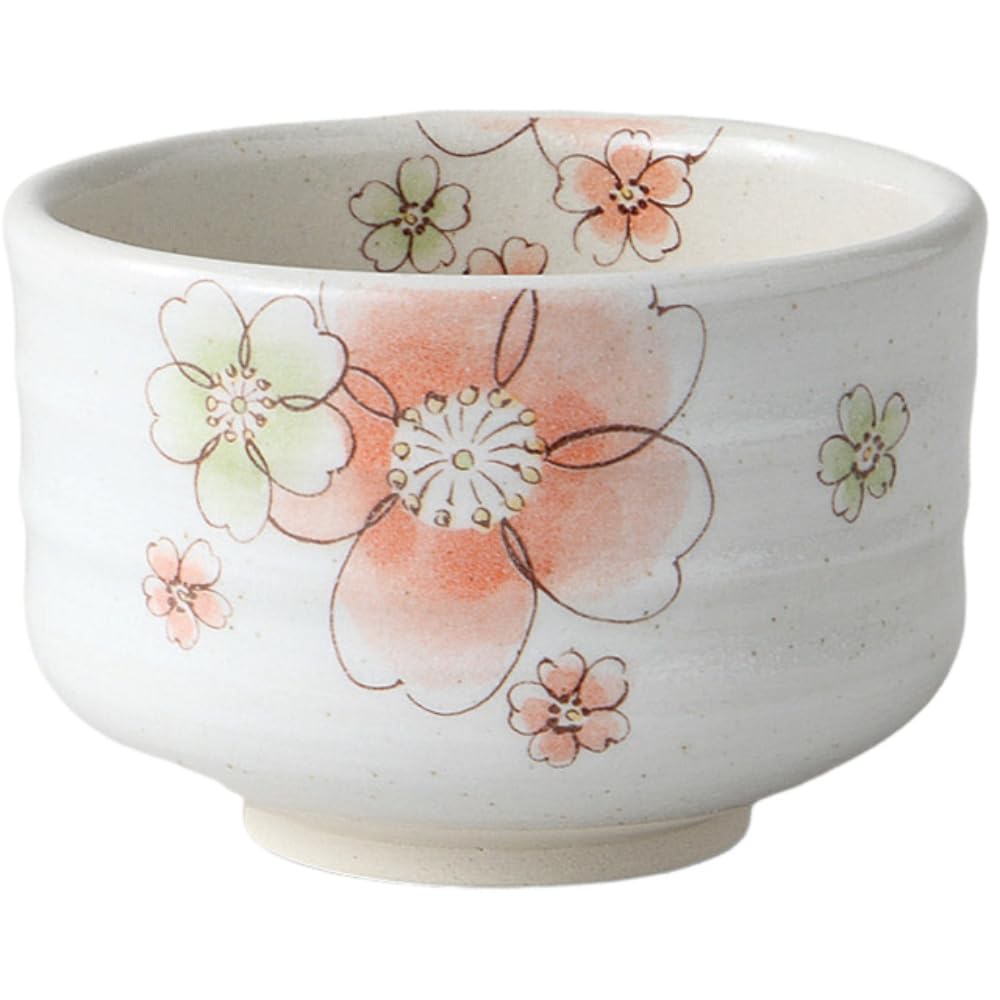 

Matcha x Modern Sakura Design Tea Mino Made in Japan Ale-net Bowl, 11.5 H7.8cm, (Orange), Ceremony, Ware, оранжевый
