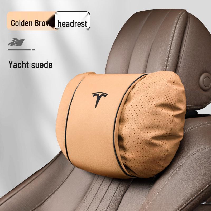 Headrest Cushion and Lumbar Support for Tesla Model 3/Y/S/X