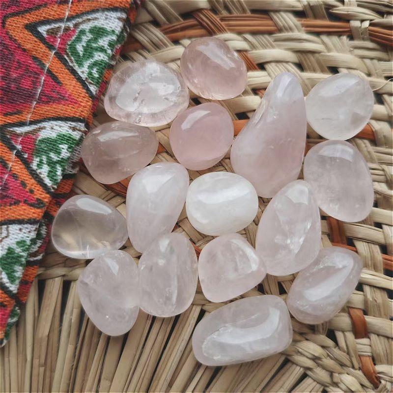 100g/pack Natural Tumbled Polished Crystal Quartz Stone Raw for Decoration Reiki Gifts Energy Therapy Size 15-20MM
