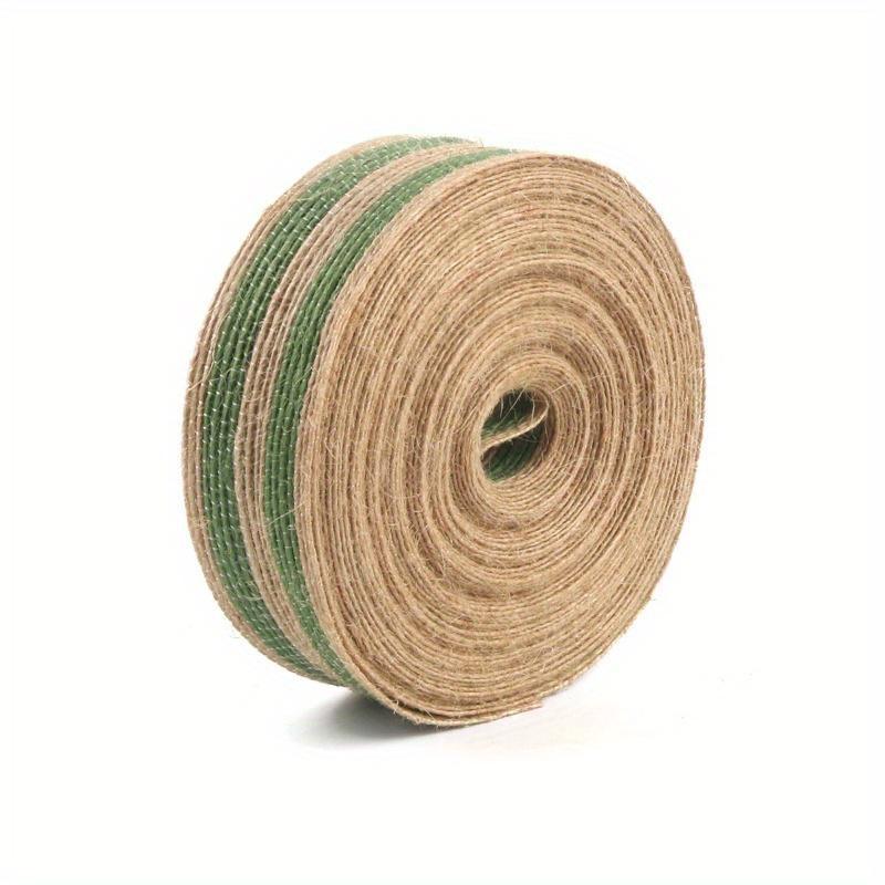 Vintage-Inspired Burlap Ribbon Set - 0.98inch/10 Yards Natural Jute Fabric for Wedding Decor Crafts Bows
