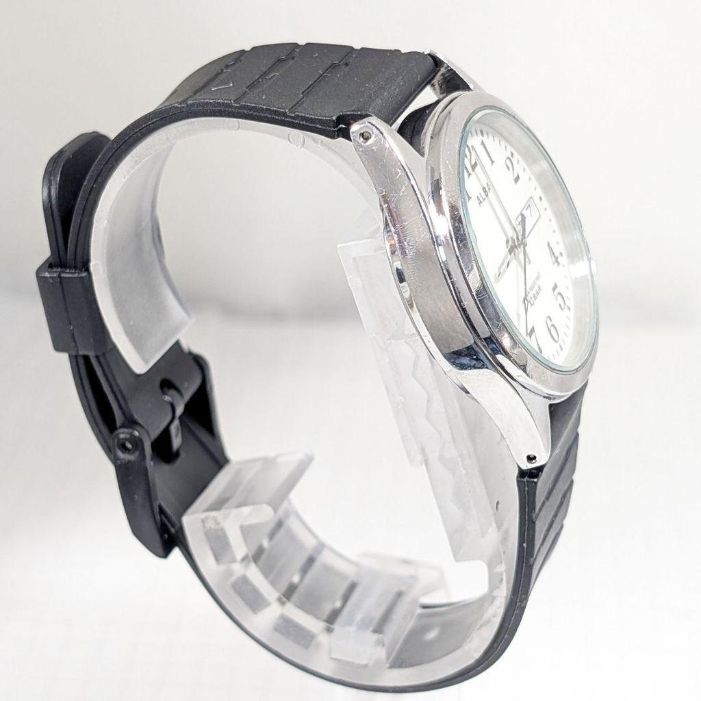 Used SEIKO ALBA Men's Movable R-97 with Battery Replaced
