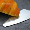 Stainless Steel Cake Spatula With Serrated Edge, Stainless Steel Spatula Suitable For Restaurants, Kitchens, Parties