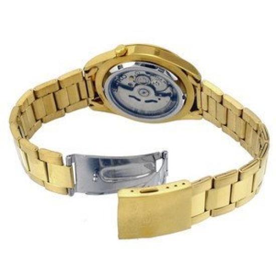 Seiko 5 Automatic Gold Overseas Watch, Dial, Model, SNKA10K1, Men's