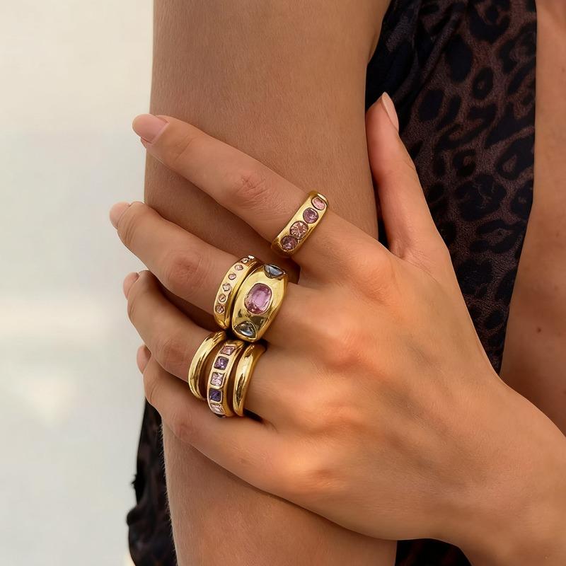 European and American Geometric Creative Ring Set of 30 Pieces, Personalized Irregular Design Women's Ring