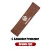 Car Shoulder Pad Safety Belt Protector Cover Strap Mat Accessories For VW Tiguan CC Jetta Polo Golf Passat Scirocco T-ROC Touare Zq9